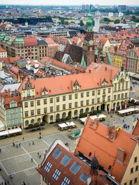 Place du marché à Wroclaw