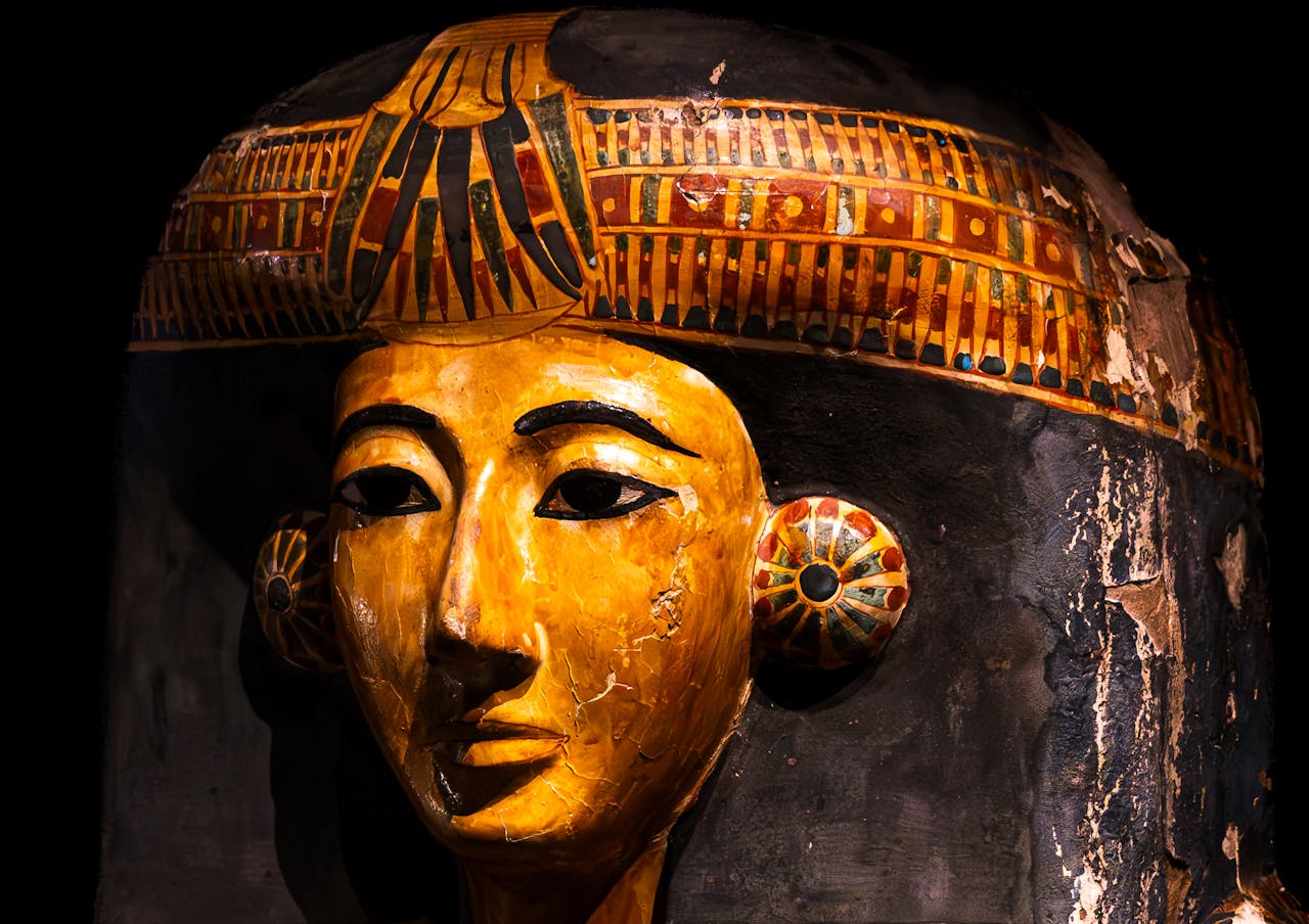 Free stock photo of ancient egypt, black, golden